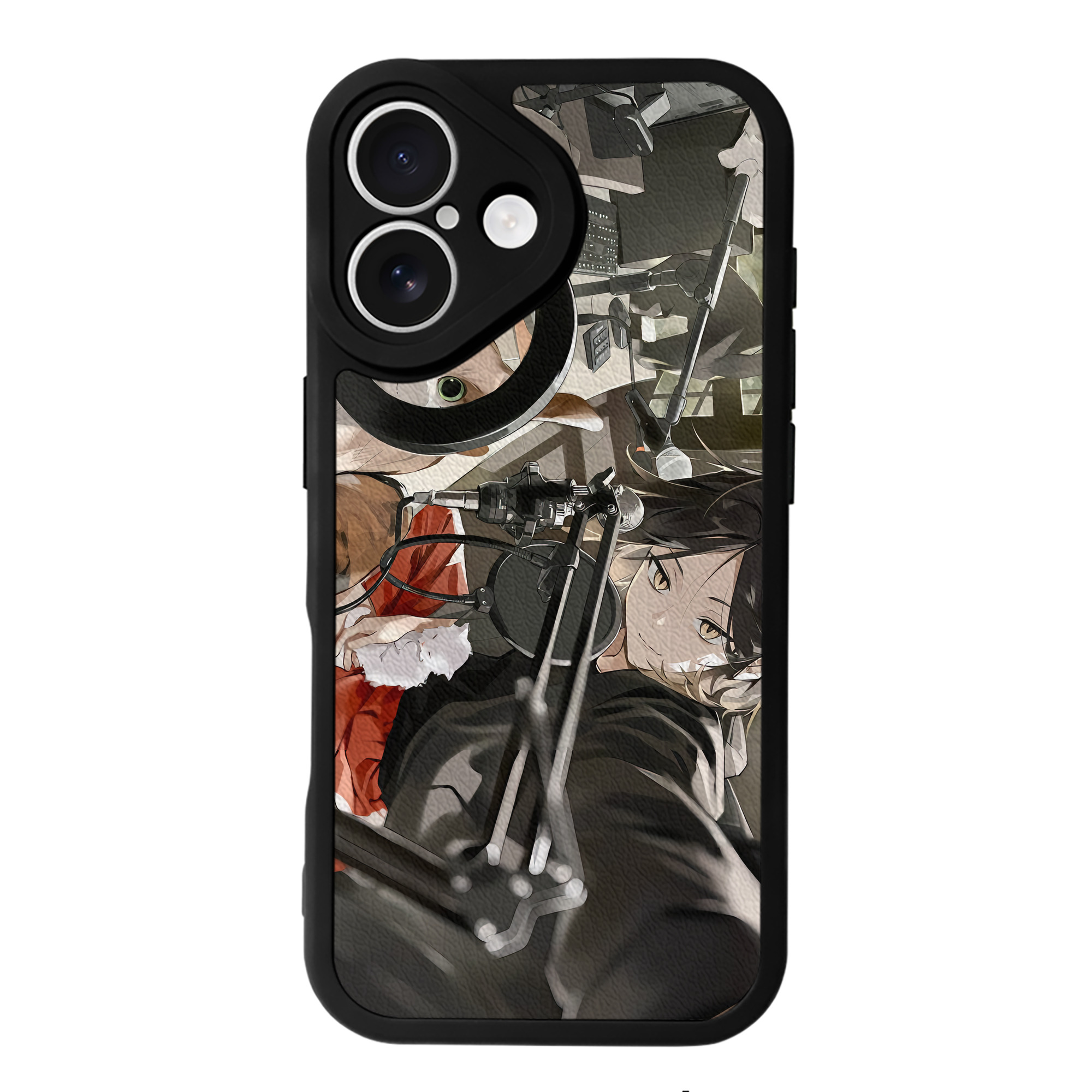 （画像用） ハイキュー!! Haikyu!! 【iPhone 16シリーズ対応】シリコンスマホケース（レザー調） 材質：シリコン